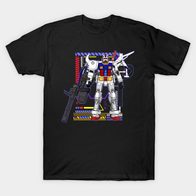 RX-78 Gundam T-Shirt by gblackid